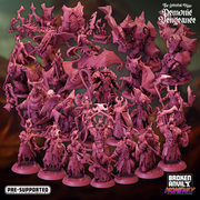 The Celestial War Demonic Vengence Miniatures (Full Set) | Tabletop RPG Miniature TabletopXtra