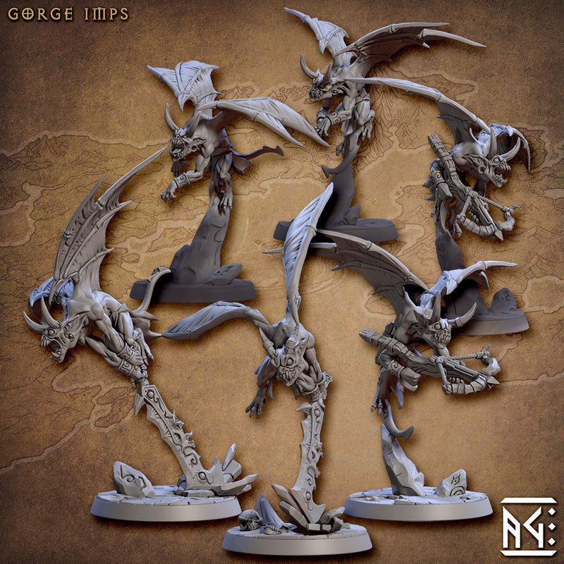 The Demon King's Spawn Miniatures (Full Set) | Fantasy D&D Miniature | Artisan Guild TabletopXtra