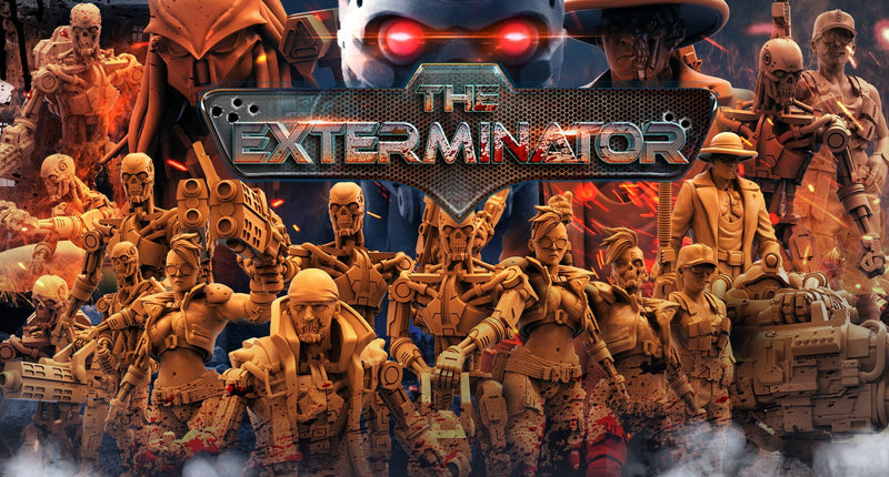 The Exterminator Miniatures (Full Set) | Sci-Fi Miniature | Papsikels TabletopXtra