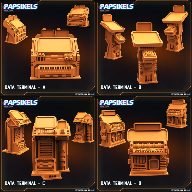 The Exterminator Miniatures (Full Set) | Sci-Fi Miniature | Papsikels TabletopXtra