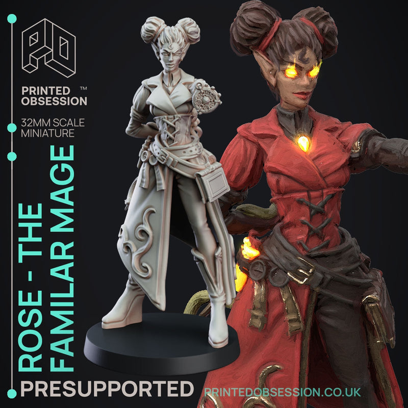 The Familiar Seller Miniatures (Full Set) | Fantasy Miniature | Printed Obsession TabletopXtra