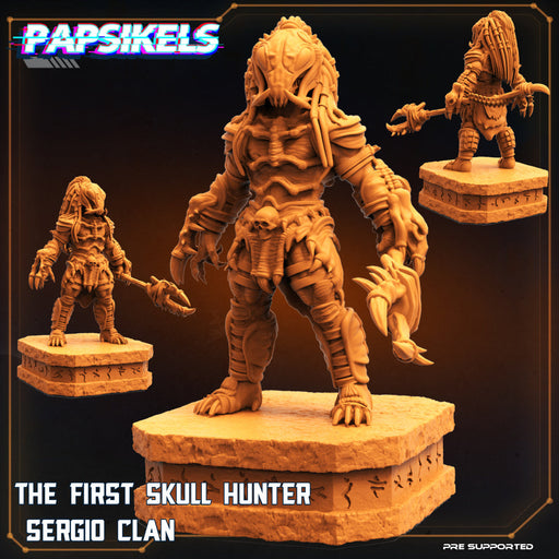 The First Skull Hunter Sergio Clan | Sci-Fi Specials | Sci-Fi Miniature | Papsikels TabletopXtra