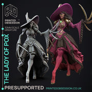 The Lady of Pox Miniatures (Full Set) | Fantasy Miniature | Printed Obsession TabletopXtra