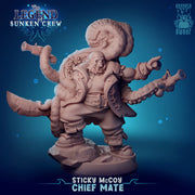 The Legend of the Sunken Crew Miniatures (Full Set) | Fantasy Miniature | Drunken Dwarf TabletopXtra