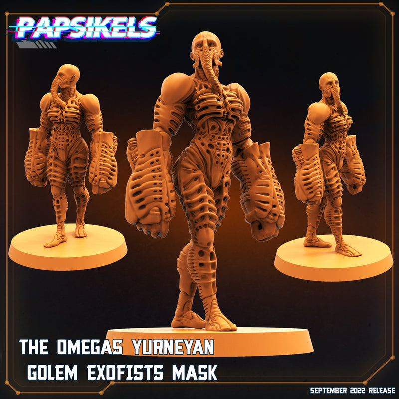 The Omegas Yurneyan Golem Exofists | Sci-Fi Specials | Sci-Fi Miniature | Papsikels TabletopXtra