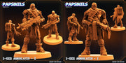 The Resistance Miniatures (Full Set) | Sci-Fi Miniature | Papsikels TabletopXtra