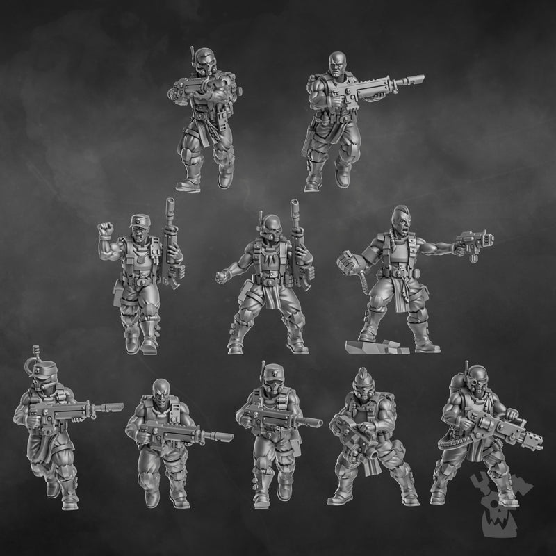 The Ork Slayers Commando Miniatures | Imperial Soldiers | DakkaDakka