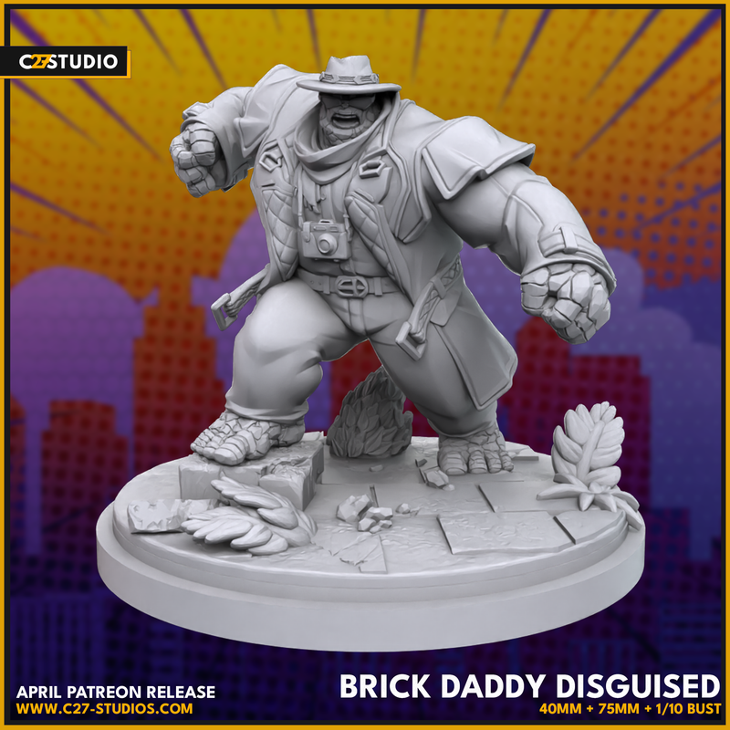 Brick Daddy Disguised | Heroes | Sci-Fi Miniature | C27 Studio