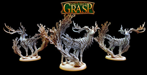 Thicket Stag B | Natures Grasp | Fantasy Miniature | Mini Monster Mayhem TabletopXtra