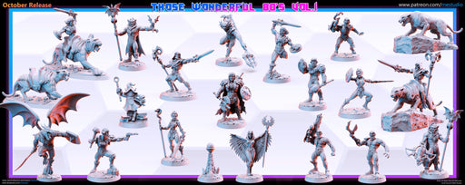 Those Wonderful 80's Miniatures (Full Set) | Fantasy Miniature | RN Estudio TabletopXtra
