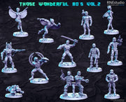 Those Wonderful 80's Vol 2 Miniatures (Full Set) | Fantasy Miniature | RN Estudio TabletopXtra