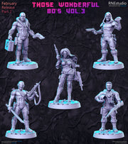 Those Wonderful 80's Vol 3 Miniatures (Full Set) | Fantasy Miniature | RN Estudio TabletopXtra