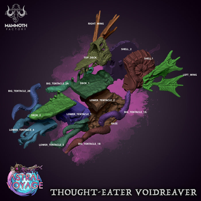 Thought-Eater Voidreaver | Astral Voyage | Fantasy Tabletop Miniature | Mammoth Factory TabletopXtra