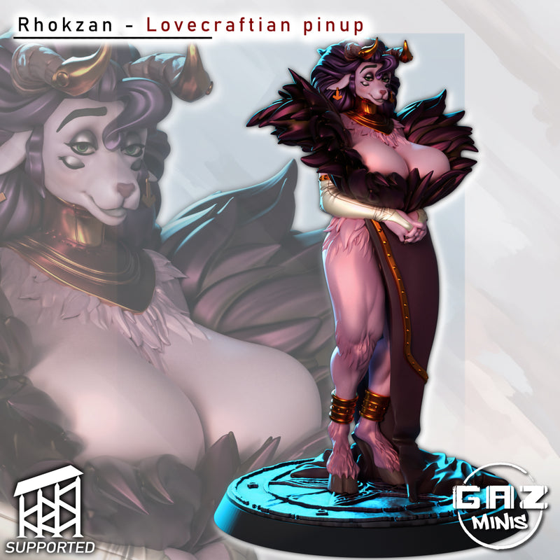 Rhok Zan Sucker For Love | Fantasy Pin-Up | Gaz Minis