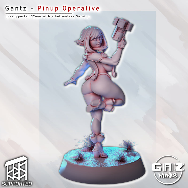 Operative Gant Miniature | Fantasy Pin-Up | Gaz Minis