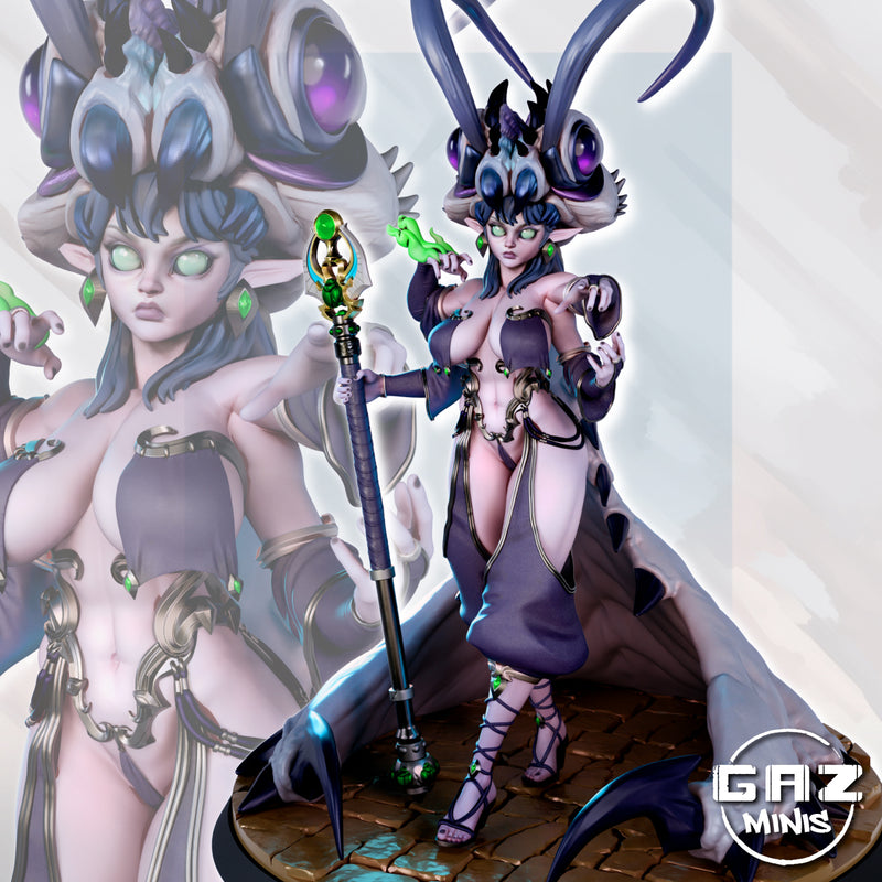 Hive Queen Antara | Fantasy Pin-Up | Fantasy Miniature | Gaz Minis