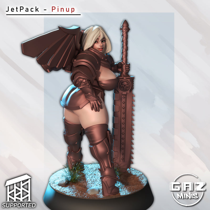 Thicc Jetpack | Fantasy Pin-Up | Gaz Minis
