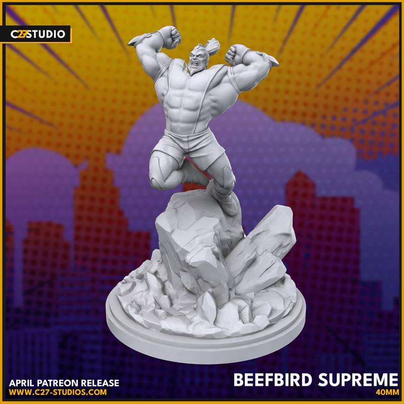 Beefbird Supreme | Heroes | Sci-Fi Miniature | C27 Studio