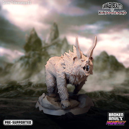 Tibearatops A | Savage Beasts of Kinjo Island | Tabletop RPG Miniature TabletopXtra