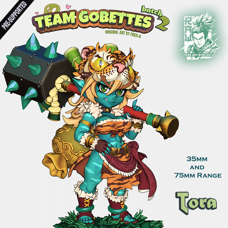 Goblin Barbarian Tora | Team Gobettes | Ronin Arts Workshop