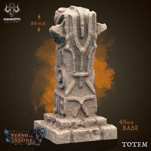 Totem | Flesh to Stone | Fantasy Miniature | Mammoth Factory TabletopXtra