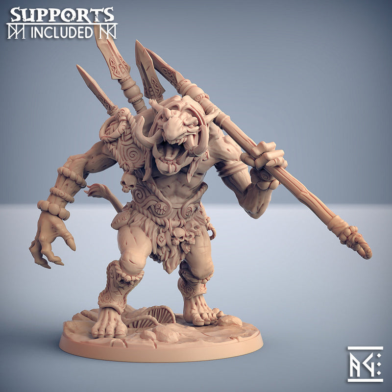 Troll Hunter D | Svartwood Trolls | Fantasy D&D Miniature | Artisan Guild TabletopXtra