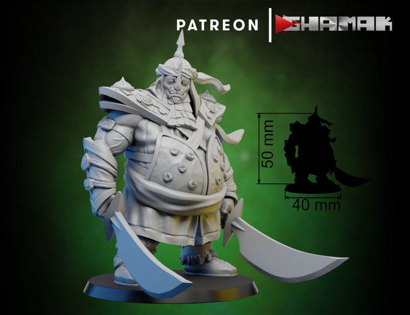 Troop 1 | Ogres | Fantasy Miniature | Ghamak TabletopXtra