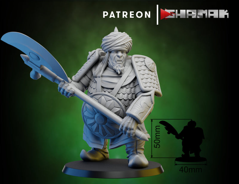 Troop 2 | Ogres | Fantasy Miniature | Ghamak TabletopXtra