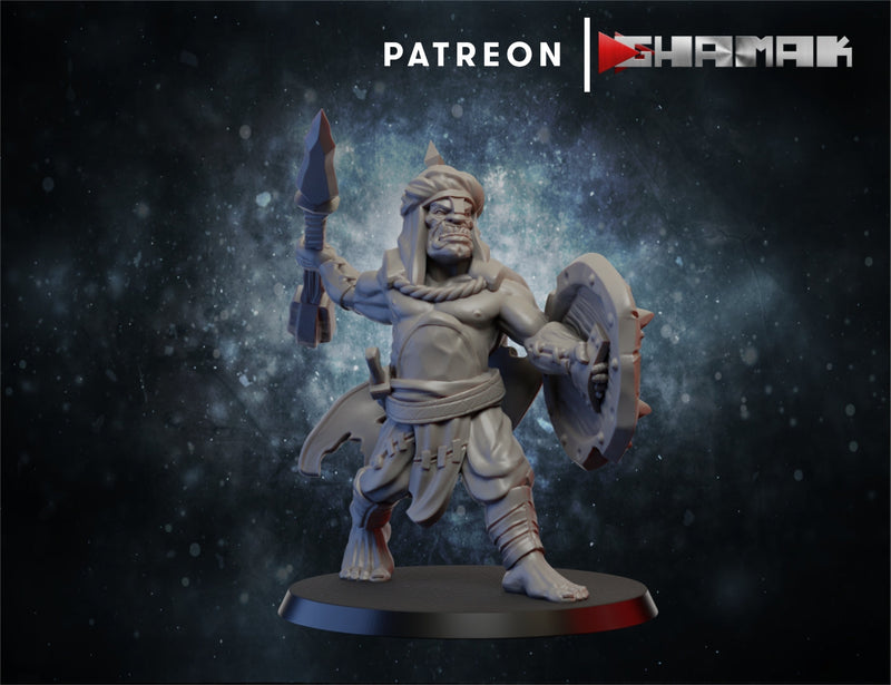 Trooper 1 | Orcs | Grimdark Proxy Miniature | Ghamak TabletopXtra