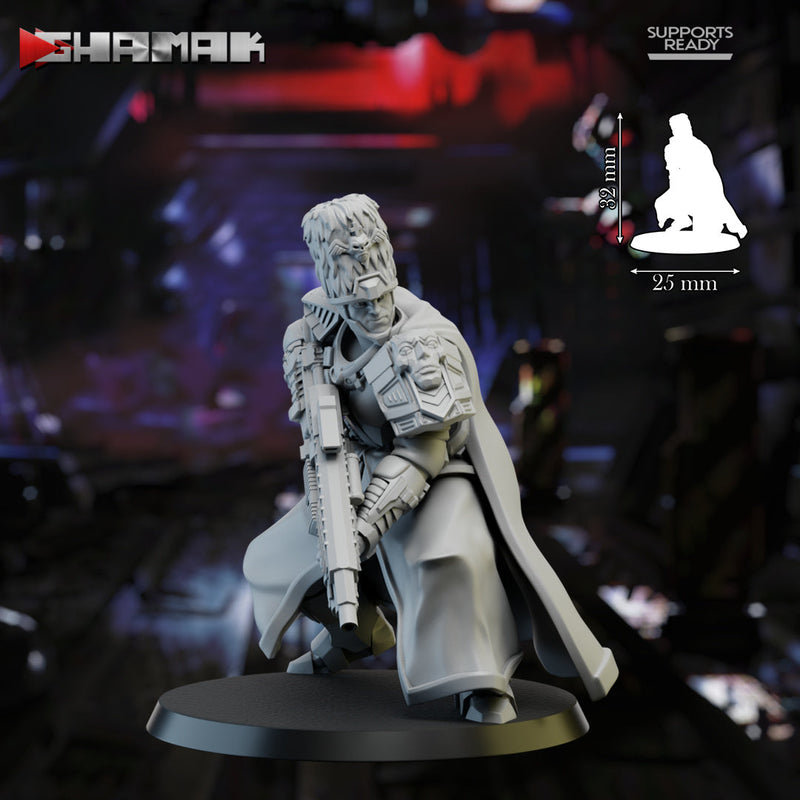 Trooper A | First Born | Grimdark Proxy Miniature | Ghamak TabletopXtra