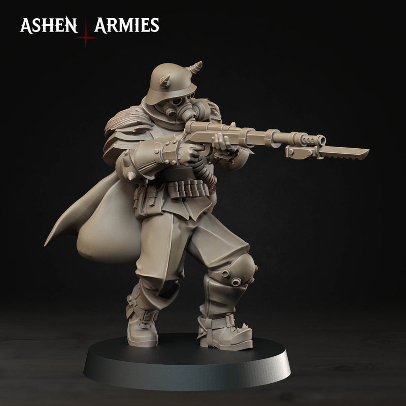 Heretic Trooper Miniatures | Hellbound Apostasy | Trench Grimdark | Ashen Armies