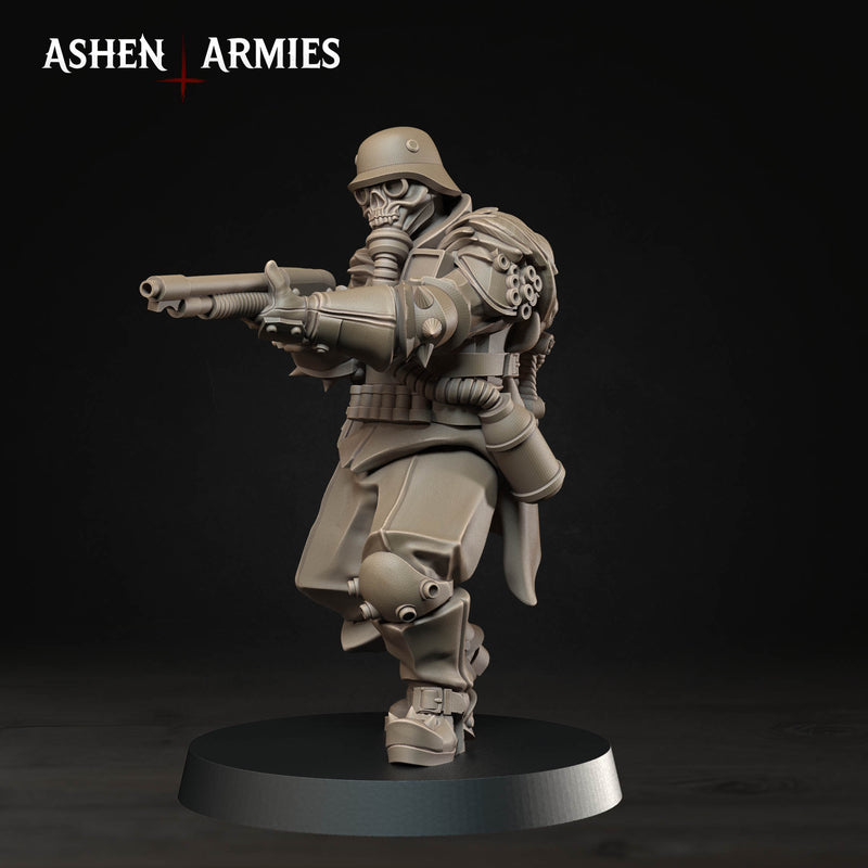 Heretic Trooper Miniatures | Hellbound Apostasy | Trench Grimdark | Ashen Armies