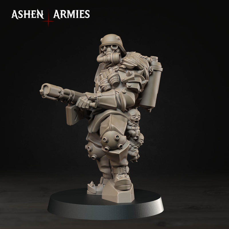 Heretic Trooper Miniatures | Hellbound Apostasy | Trench Grimdark | Ashen Armies