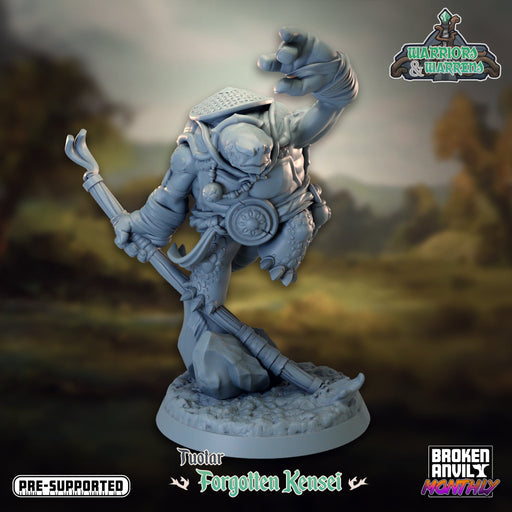 Tuotar Forgotten Kensei | Warriors and Warrens | Tabletop RPG Miniature TabletopXtra
