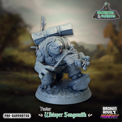 Tuotar Whisper Songsmith | Warriors and Warrens | Tabletop RPG Miniature TabletopXtra