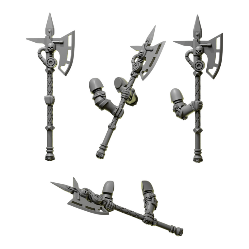 Two Handed Axes | Eternal Pilgrims | Conversion Bits For 28mm 32mm Sci-fi Marines