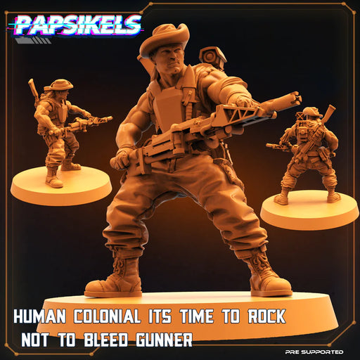 Tyrano-time-to-bleed Gunner | Sci-Fi Specials | Sci-Fi Miniature | Papsikels TabletopXtra