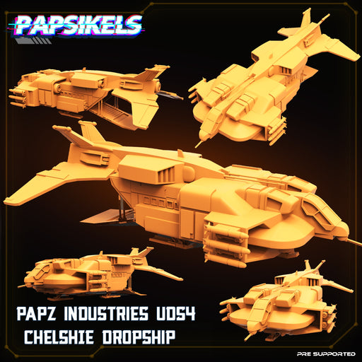 UDS4 Chelshie Dropship | Sci-Fi Specials | Sci-Fi Miniature | Papsikels TabletopXtra