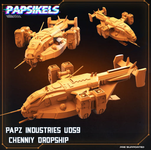 UDS9 Chenniy Dropship | Sci-Fi Specials | Sci-Fi Miniature | Papsikels TabletopXtra