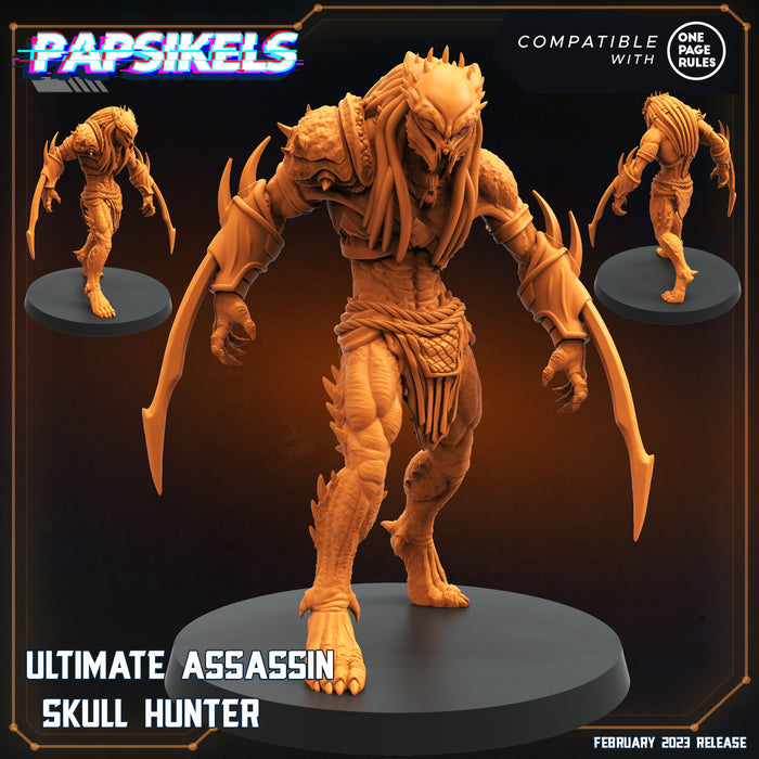 Ultimate Assassin Skull Hunter | Dropship Troopers IV | Sci-Fi Miniature | Papsikels