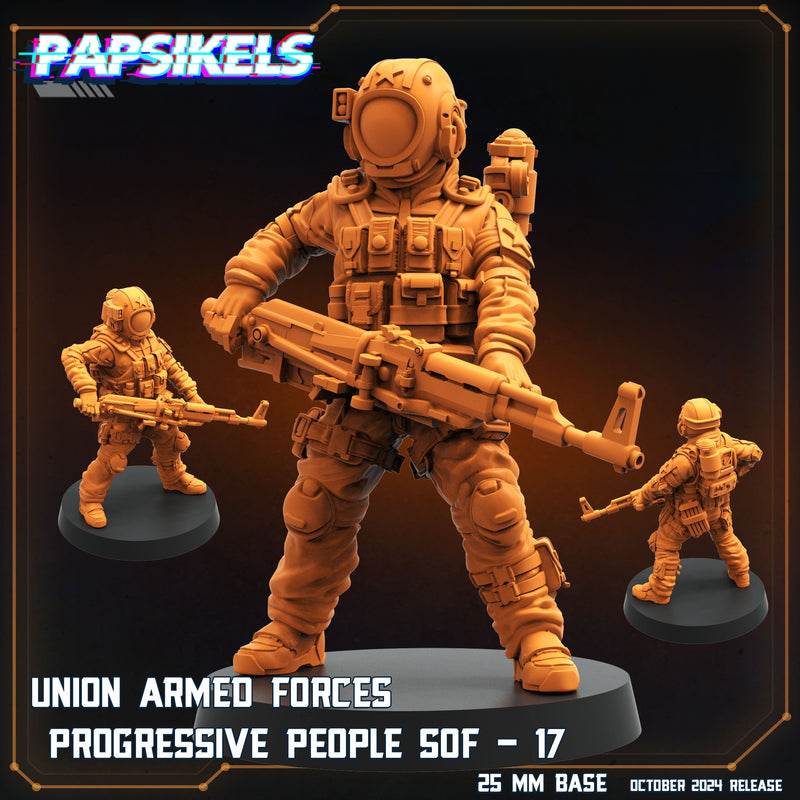 Union Armed Forces SOF Set 2 Miniatures | One Page Rules Compatible | Papsikels
