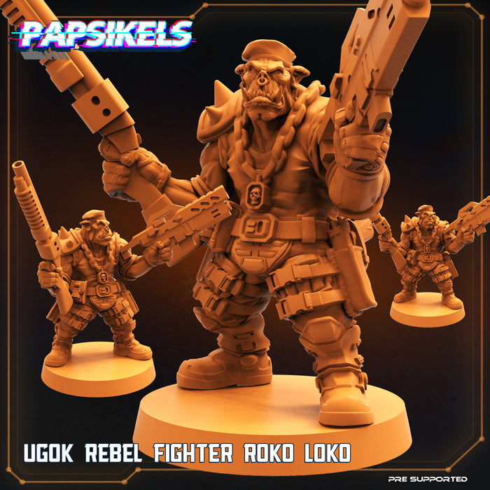 Ugok Rebel Miniatures | Dropship Troopers III | Sci-Fi Miniature | Papsikels TabletopXtra