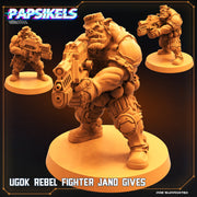 Ugok Rebel Miniatures | Dropship Troopers III | Sci-Fi Miniature | Papsikels TabletopXtra