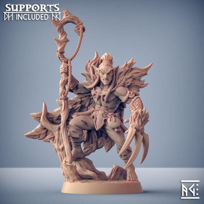 Uldar the Shapeshifter | Deepwood Alfar | Fantasy D&D Miniature | Artisan Guild TabletopXtra