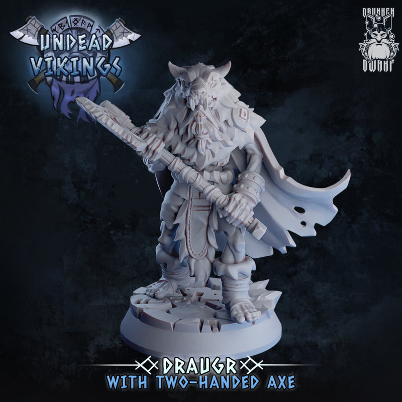Undead Vikings Miniatures (Full Set) | Fantasy Miniature | Drunken Dwarf TabletopXtra