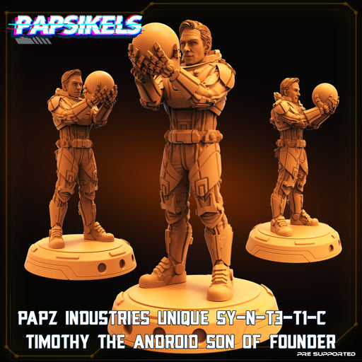 Unique SY-N-T3-T1-C Timothy the Android Son of Founder | Sci-Fi Specials | Sci-Fi Miniature | Papsikels TabletopXtra