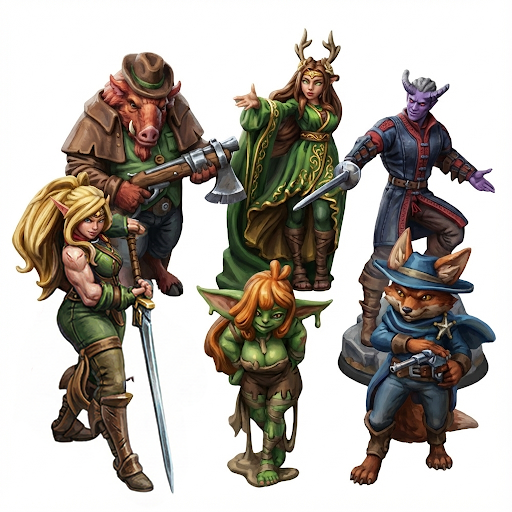 Adventurer Miniatures | Twin Goddess Miniatures | March '24