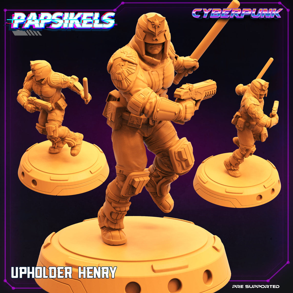 Upholder Henry | Law Upholders | Sci-Fi Miniature | Papsikels ...