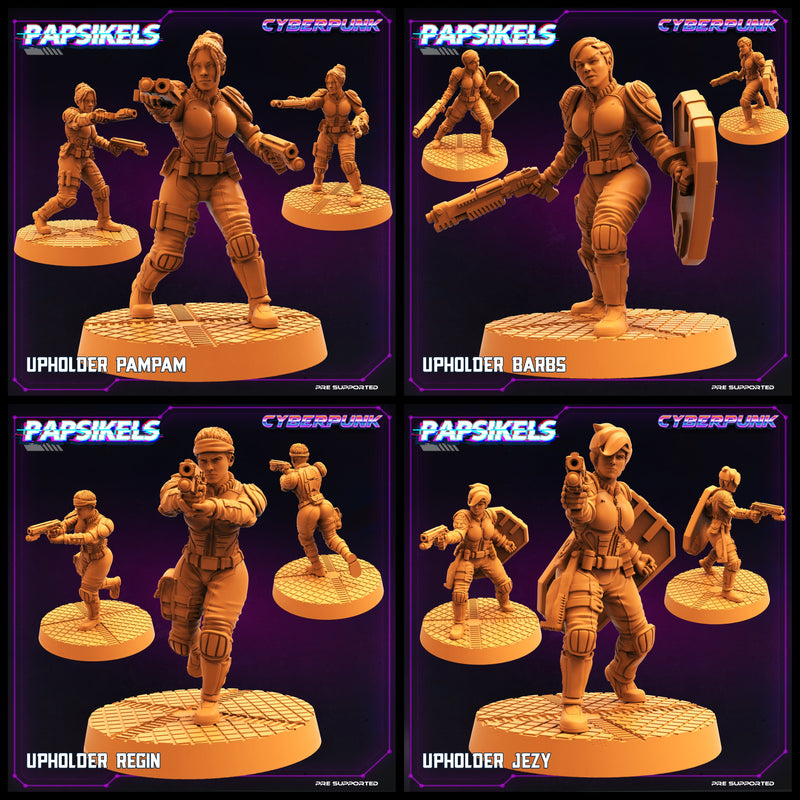 Upholder Miniatures | Law Upholders Vol 2 | Sci-Fi Miniature | Papsikels TabletopXtra