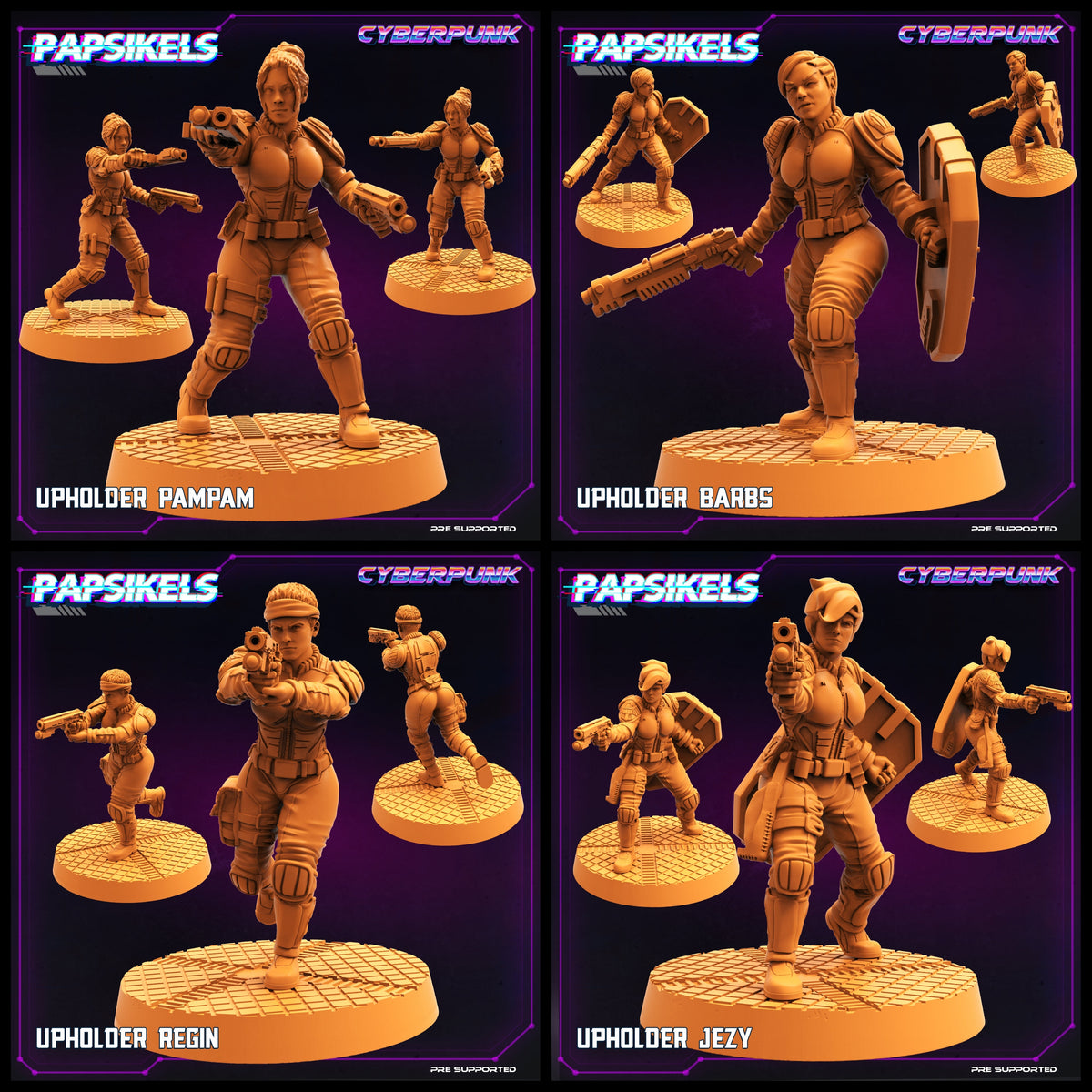Upholder Miniatures | Law Upholders Vol 2 | Sci-Fi Miniature | Papsike ...